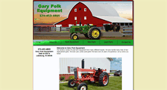 Desktop Screenshot of garypolkequipment.com